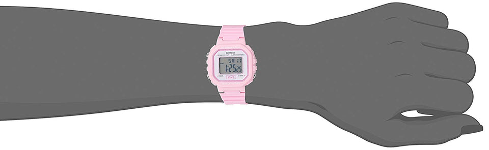 Casio “Classic” - Reloj de cuarzo para mujer, resina, color rosado (modelo: LA-20WH-4A1CF)
