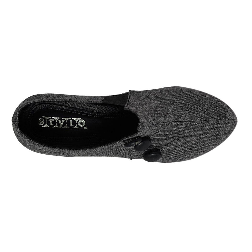 STYLO Tacones 185 Textil Gris