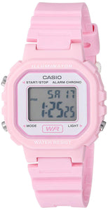 Casio “Classic” - Reloj de cuarzo para mujer, resina, color rosado (modelo: LA-20WH-4A1CF)