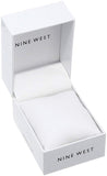 Nine West NW2117SVPK Reloj Análogo para Mujer, color Blanco/Rosa