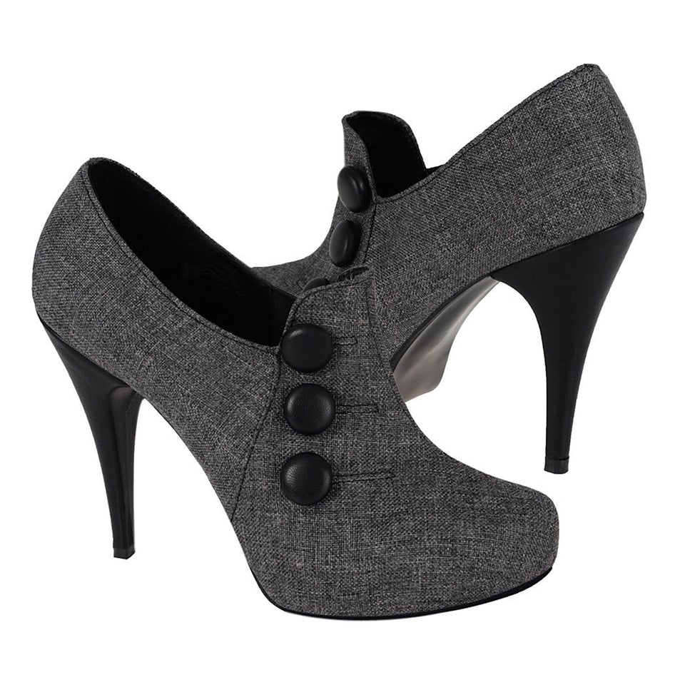 STYLO Tacones 185 Textil Gris