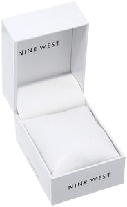 Nine West NW2098CHGB Reloj Análogo para Mujer, color Beige/Oro
