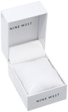 Nine West NW2098CHGB Reloj Análogo para Mujer, color Beige/Oro