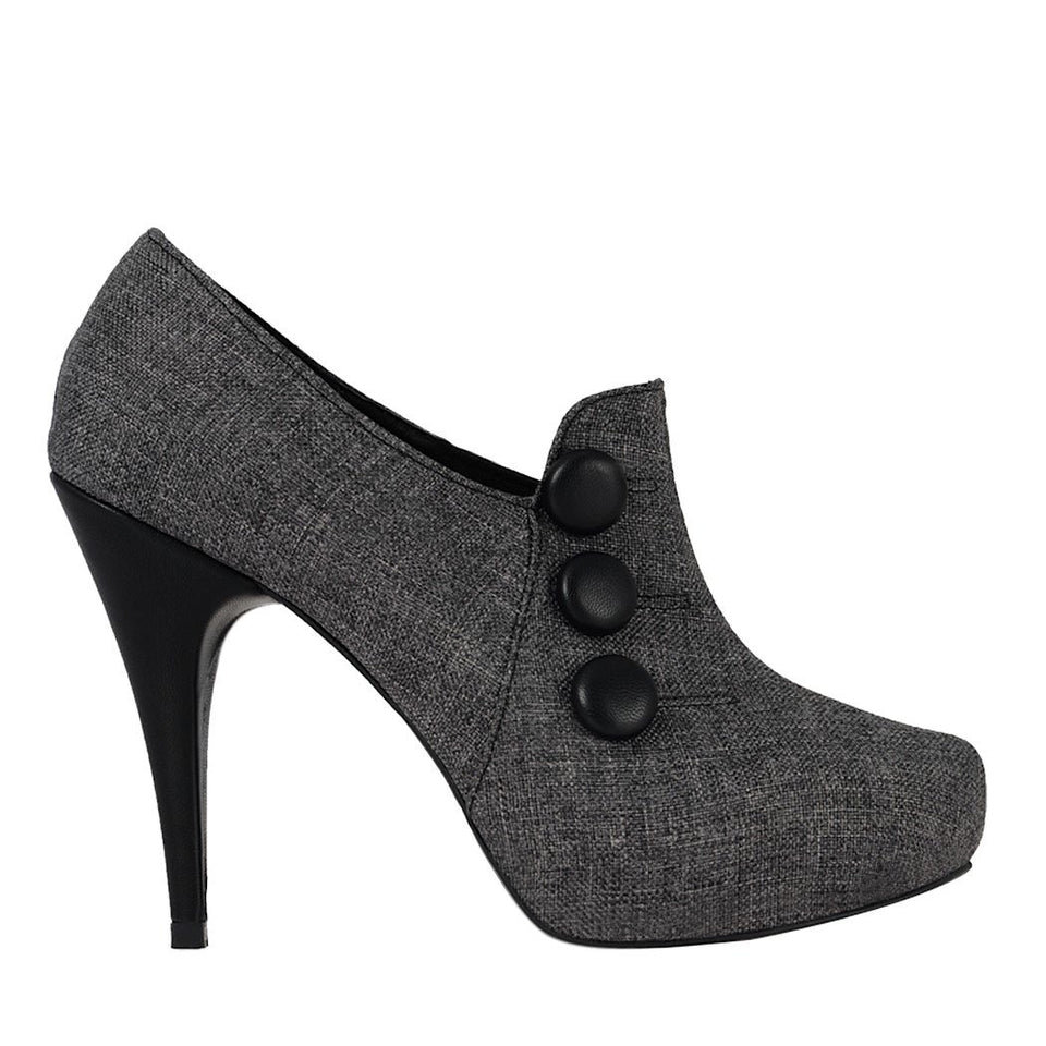 STYLO Tacones 185 Textil Gris