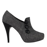 STYLO Tacones 185 Textil Gris