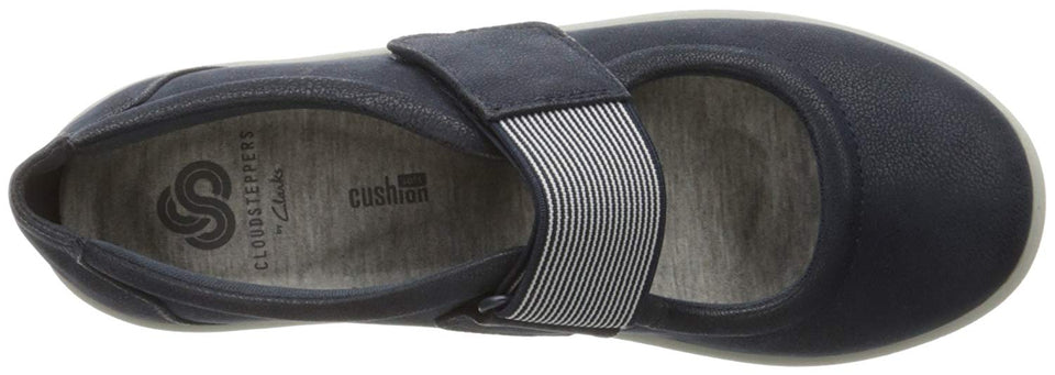 Clarks 261249874035 Merceditas para Mujer, Navy, 6