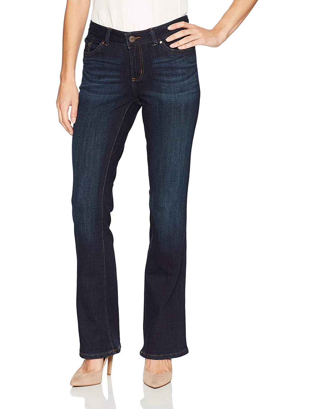 Lee Women's Modern Series Curvy Bootcut Jean with Hidden Pocket