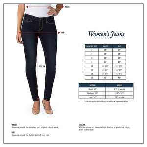 Signature by Levi Strauss & Co. Gold Label Jean Recto para Mujer