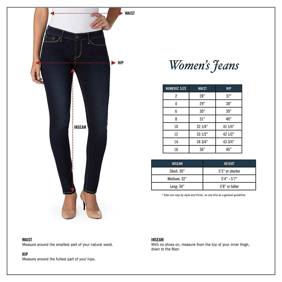 Signature by Levi Strauss & Co. Gold Label Jean Recto para Mujer